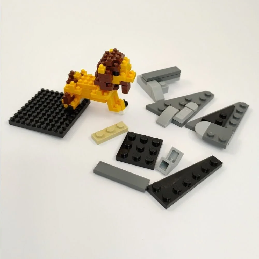 Lego Pieces Lion